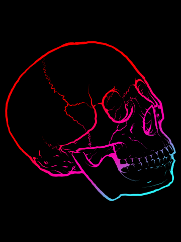 Gradient skull