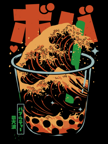 Great Wave of Bubble Tea