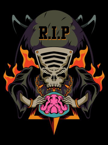 Grim Reaper Monster Take the control of your Brain