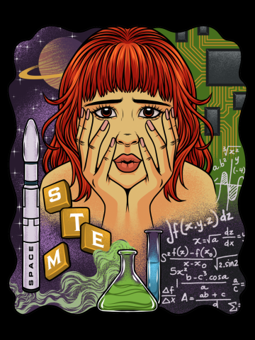 Grow STEM Science Technology Engineering Mathematics For Women Gift