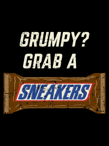 Grumpy? Grab a Sneakers