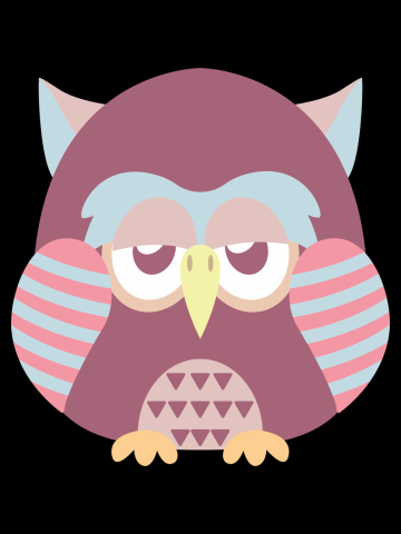 Grumpy owl