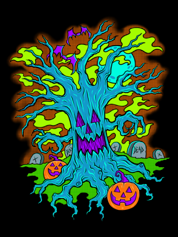 HALLOWEEN TREE - (MOONLIGHT EDITION)
