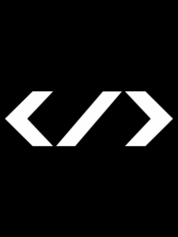 HTML End Tag (white) 