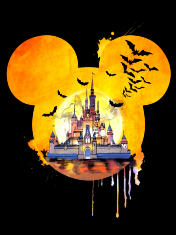 Halloween Castle I'm going to Walt Disney Vacation Family Let's Go to Disney World