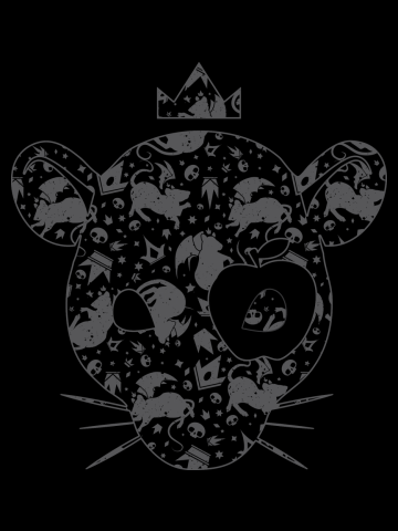 Halloween Rat Pattern - Red Apple Tee's