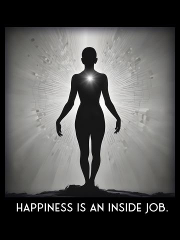 Happines is an inside job 2 (pentru lucruri colorate)