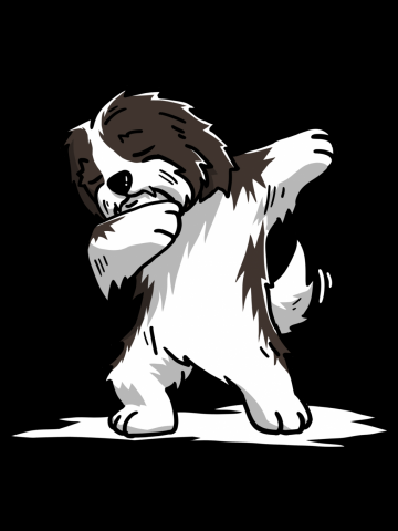 Havanese Dabbing Dog Dab Dance Move