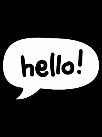 Hello! Comics Speech Balloon Dialog Box