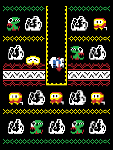 I Dig Christmas - Dig Dug Ugly Christmas Sweater