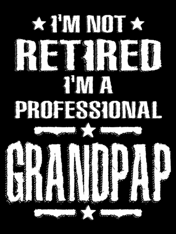 I'm Not Retired I'm A Professional Grandpap Vintage Retiree