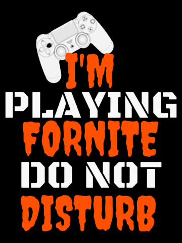 I'm Playing Fornite Do not Disturb