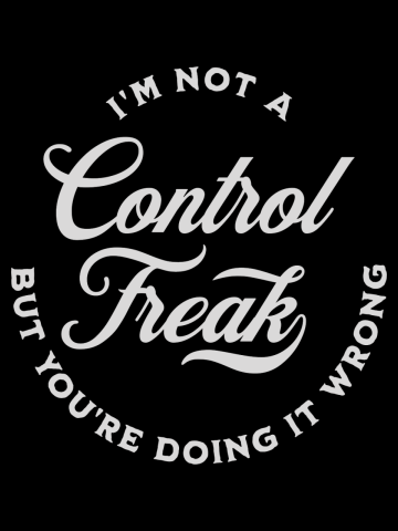 I'm not a Control Freak, dark