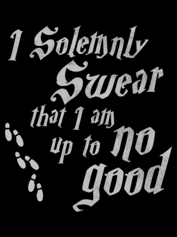 I solemnly swear I'm up to no good
