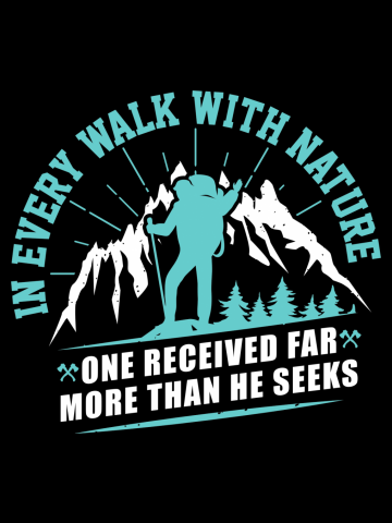 In Every Walk with Nature, One Received Far More Than He Seeks