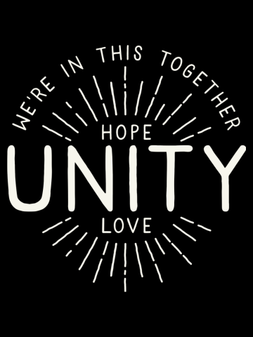Inspirational Quote Hope Unity Love Positive Message