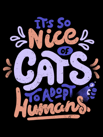 It's So Nice Of Cats To Adopt Humans