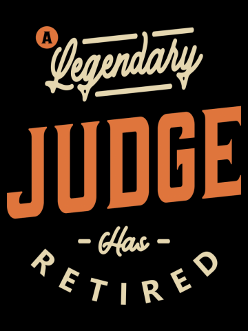 Judge Funny Job Title Profession Birthday Worker