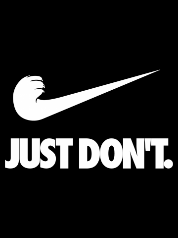 Just Don't Spoof Tagline (white)