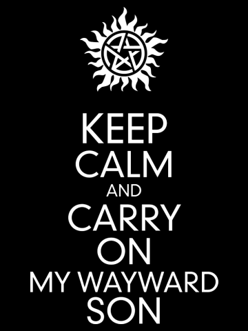 Keep Kalm and Carry on - Supernatural