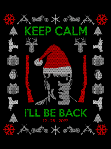 Keep calm I'll be back