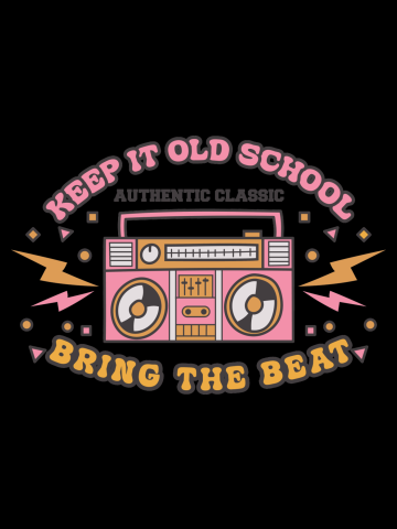 Keep it old school, bring the beat