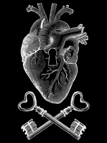 Keyhole Pirate Heart