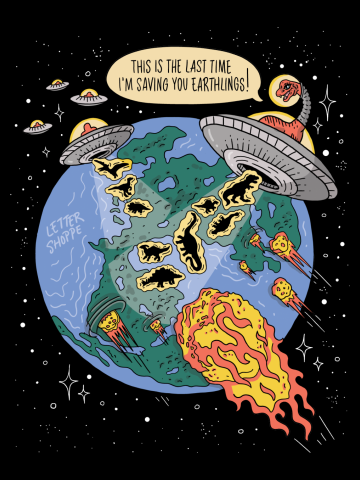 Last Time Earthlings (Saturated Version)