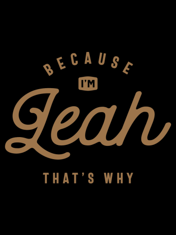 Leah Name Personalized Birthday Name Leah