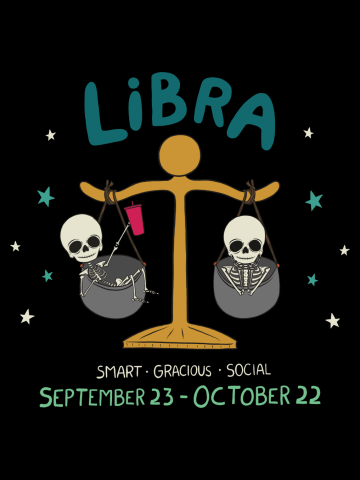 Libra: Skeleton Zodiac Collection