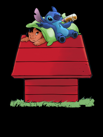 Lilo and Stitch vs Snoopy shirt