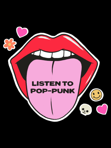 Listen to Pop-Punk (2023, Off-White Background)