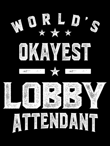 Lobby Attendant Job Title Gift