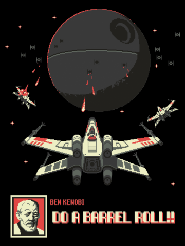 Luke, do a barrel roll!