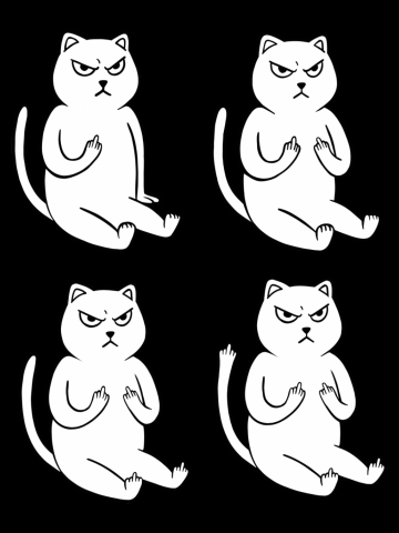 MIDDLE FINGERS MEME STEPS