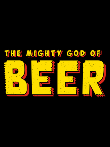 MIGHTY GOD OF BEER LOGO
