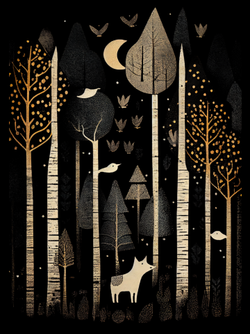 Magic Forest Moonlight
