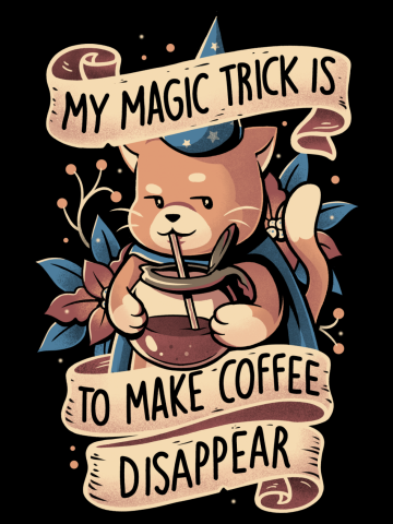 Magic Trick Cat - Cute Coffee Cat Gift
