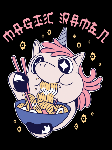 Magical Ramen Noodles Japan Unicorn