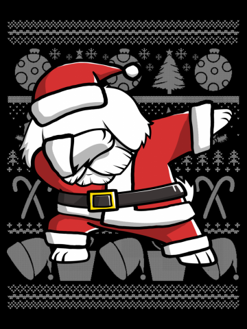 Maltese Dabbing Dog Dab Dance Move Christmas
