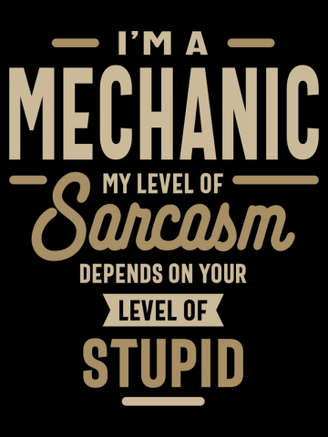 Mechanic Gift Funny Job Title Profession Occupation