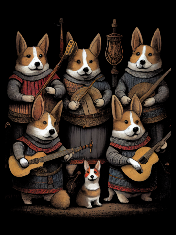 Medieval Corgi Orchestra