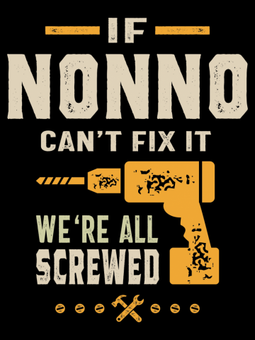 Mens If Nonno Can't Fix It Grandpa Gift