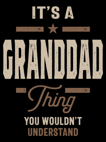 Mens It's a Granddad Thing Christmas Dad/Grandpa Funny