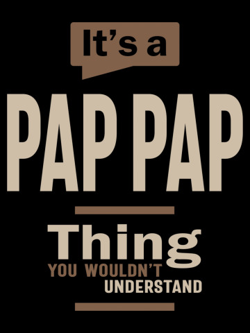Mens It's a Pap-Pap Christmas Dad/Grandpa Funny