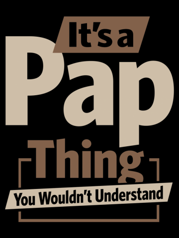 Mens It's a Pap Thing Christmas Dad/Grandpa Funny