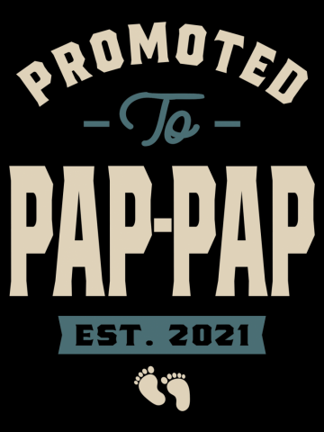 Mens Promoted to Pap-Pap Pregnancy Announcement