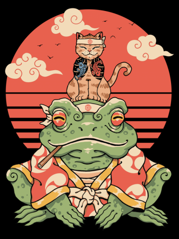 Meowster and Big Brother Croaker