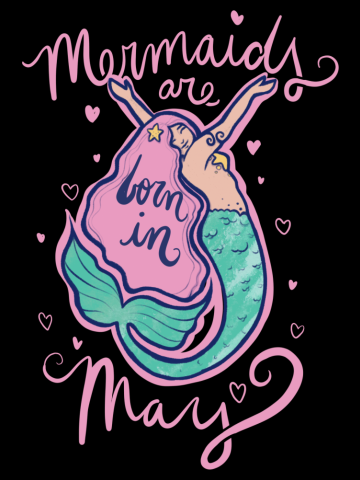 Mermaids are born in May