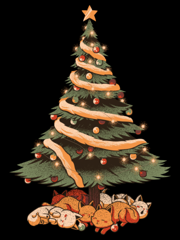 Merry Xmas Cat Tree Ugly Sweater